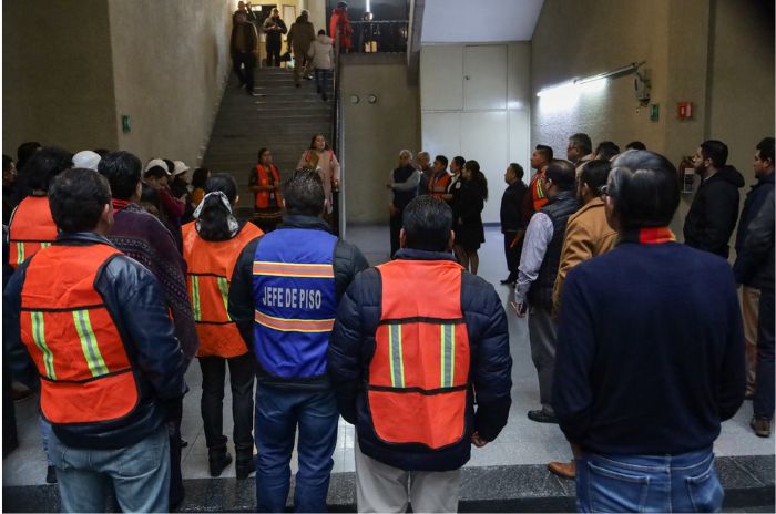 Sismo en Palacio de Gobierno Edoméx 