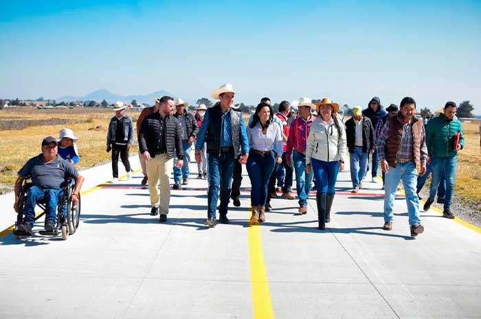 entrega pavimentacion almoloya juarez