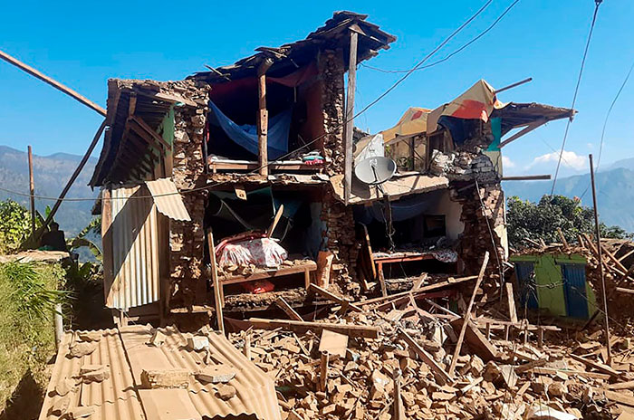 terremoto sismo nepal Katmandu casa