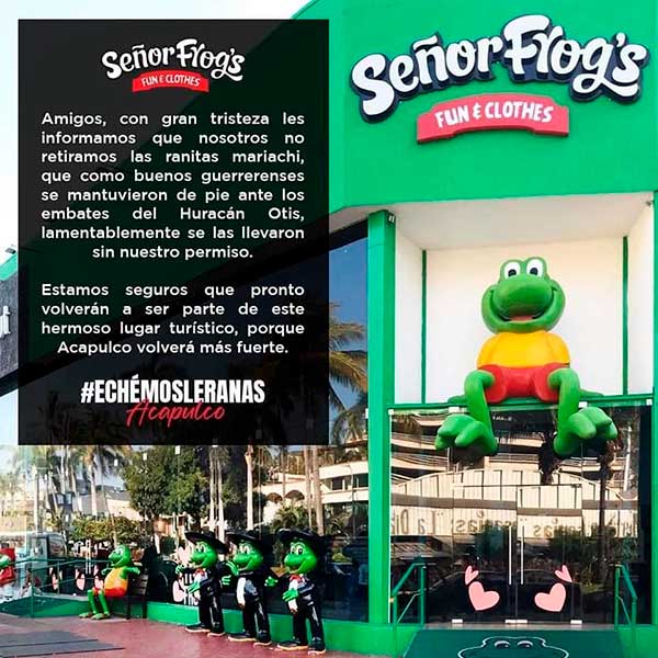 ranas senor frogs acapulco otis