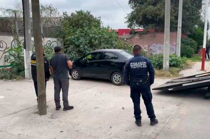 cadaver auto abandonado tultilan