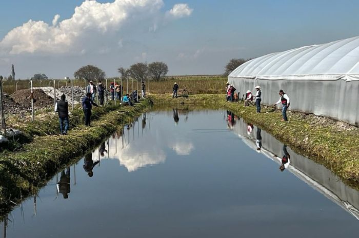 Línea agua potable Lerma 