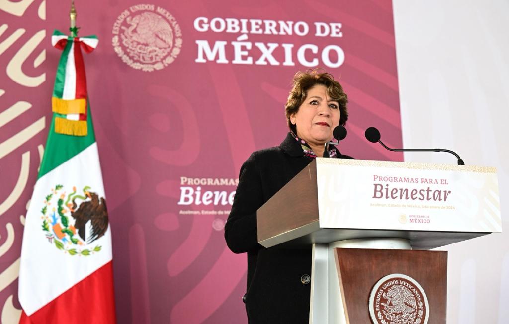 delfina gomez obras tren edomex