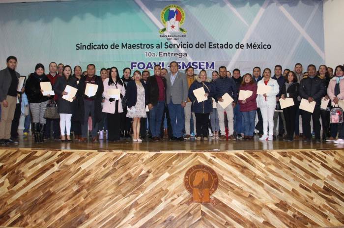 docentes reciben credito apoyo vivienda edomex smsem