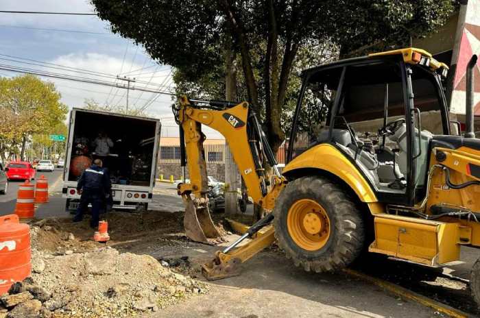 caem secretaria del agua edomex reparacion fuga toluca agua