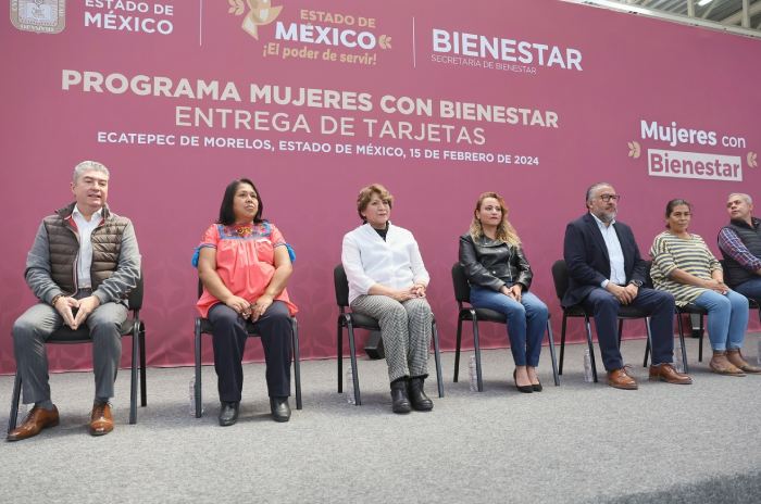 tarjeta mujeres con bienestar ecatepec apoyo mujeres edomex delfina gomez