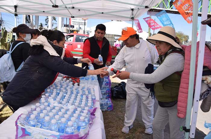 hdratacion san mateo atenco peregrinacion virgen guadalupe