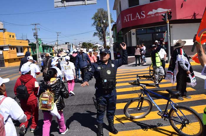 seguridad san mateo atenco peregrinacion virgen guadalupe