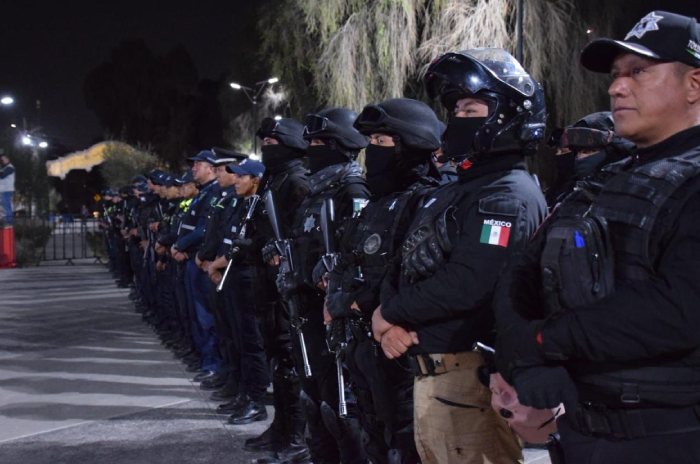 policias operativo seguridad san mateo atenco