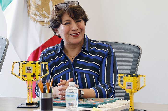 apoyo gobernadora delfina gomez estudiantes first lego challenge
