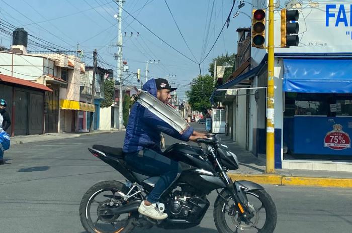 escalera motociclista