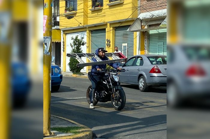 motocilista imprudente