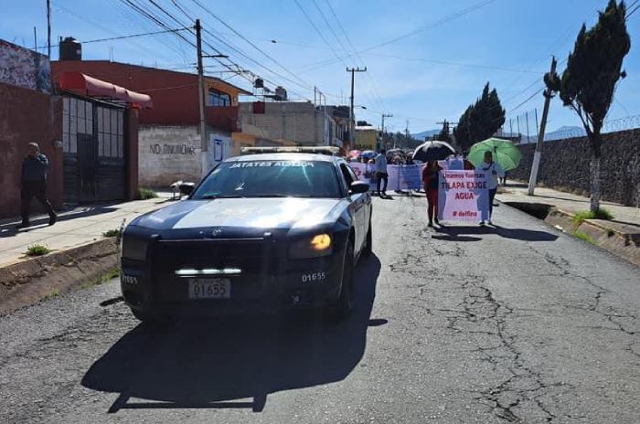 manifestacion agua tilapa
