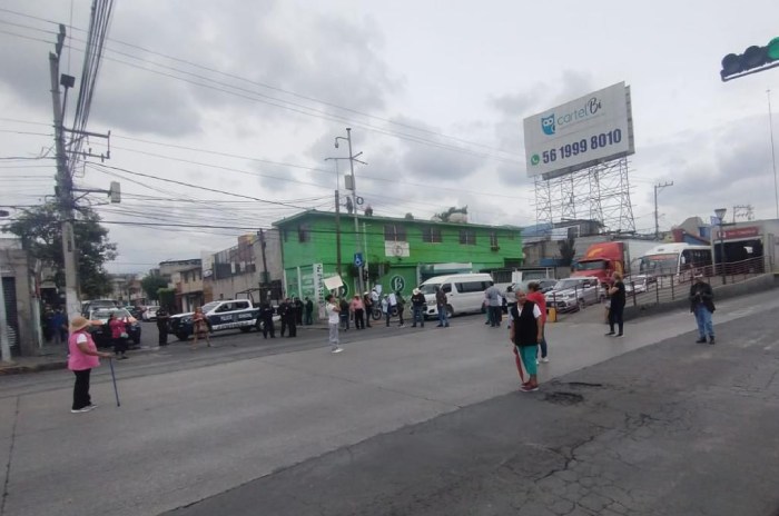 bloqueo por falta de agua ecatepec