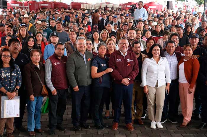 gobierno edomex entrega maquinaria apoyos campesinos 