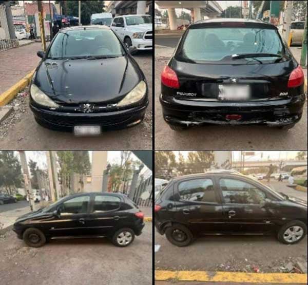 vehiculo sicarios masacre familia ixtapaluca