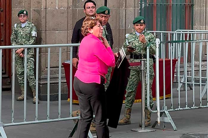 gobernadora delfina gomez palacio nacional imss bienestar amlo