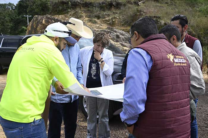 delfina gomez reubicacion de 75 familias