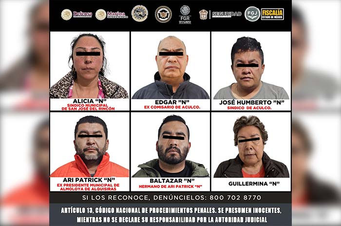 detenidos enjambre operativo