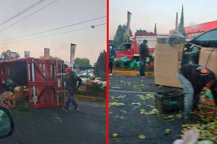 volcadura de camionera