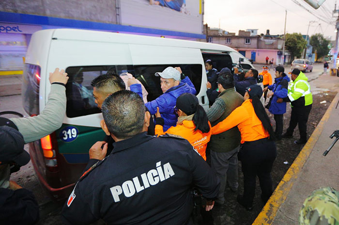 operativo transporte publico ecatepec