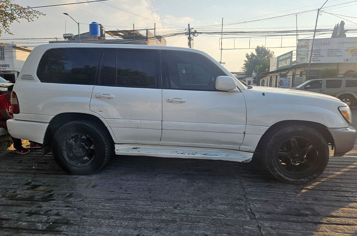 camioneta extorsionador