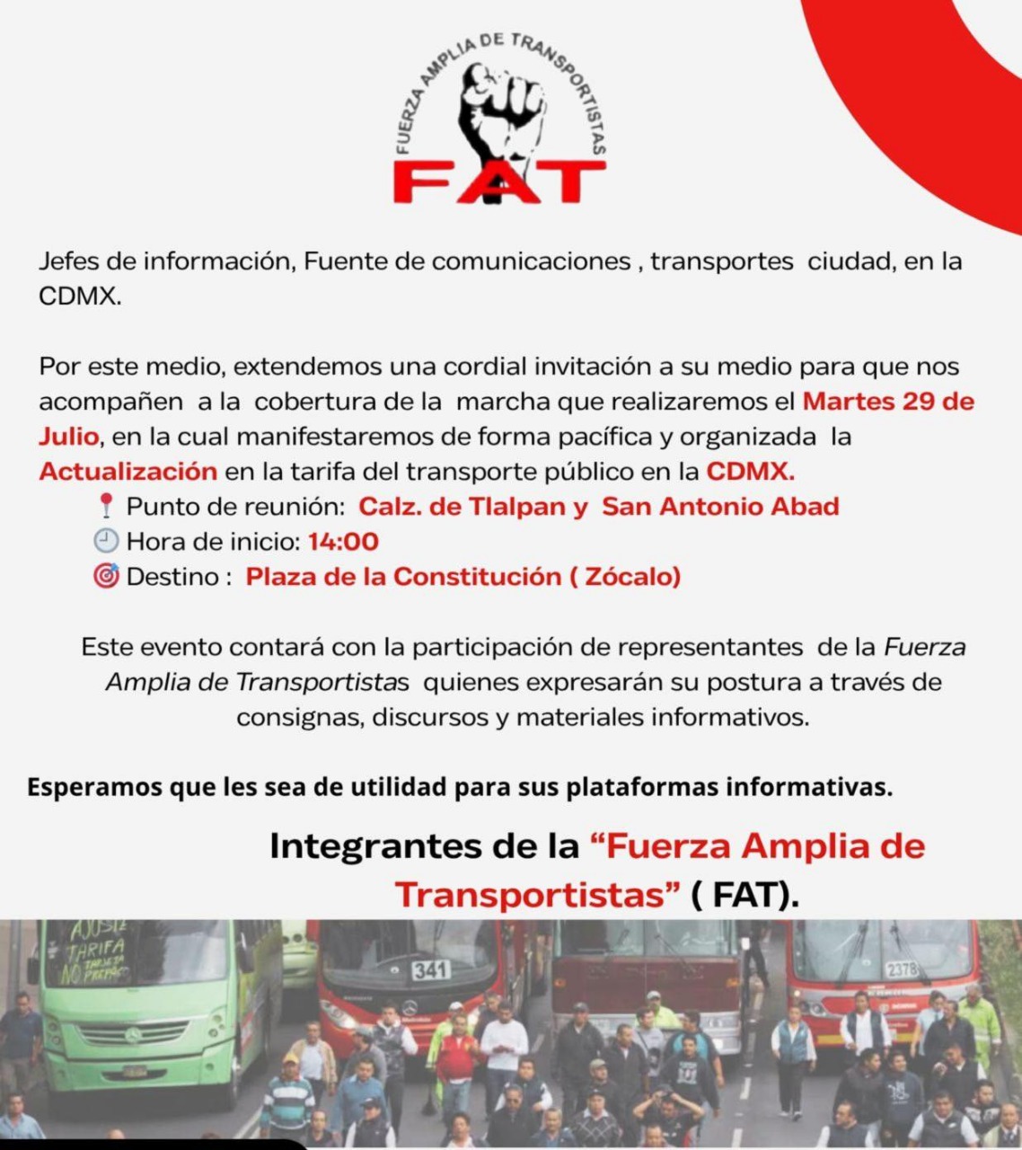 marcha transportistas cdmx