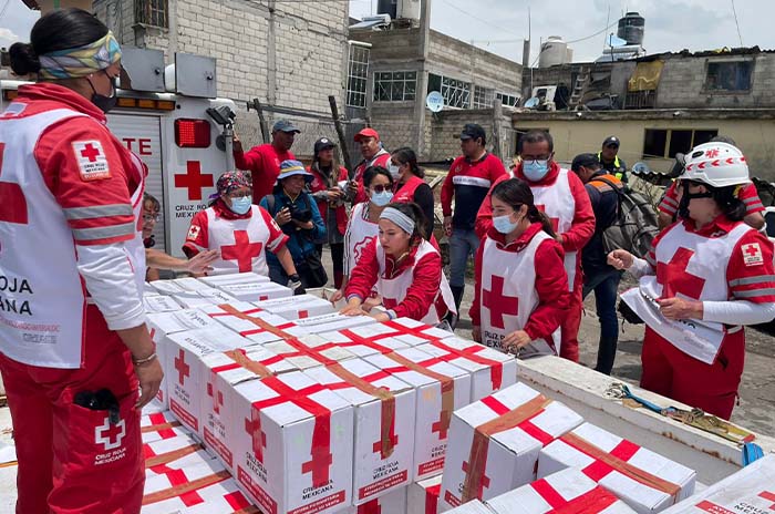 cruz roja ayuda