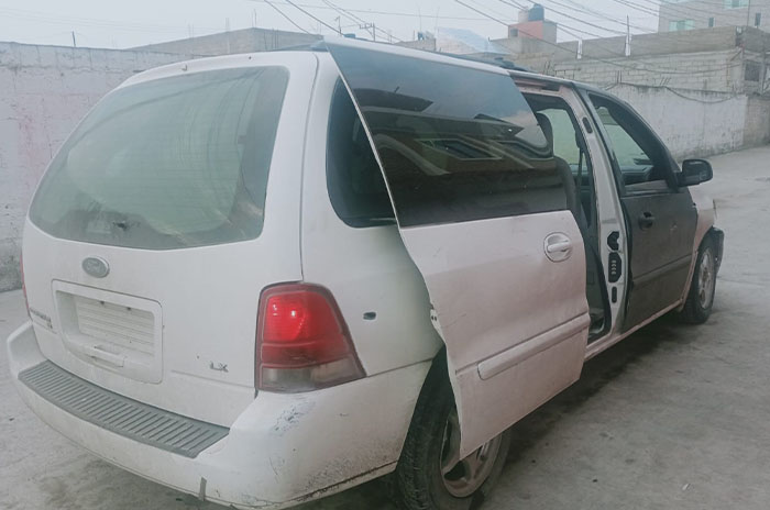 camioneta asegurada