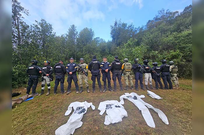 autoridades narcolaboratorio