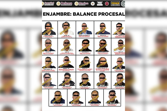 detenidos enjambre