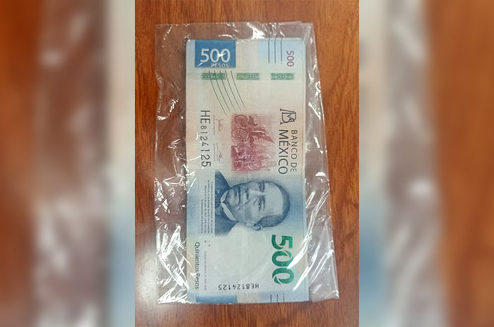 dinero decomisado