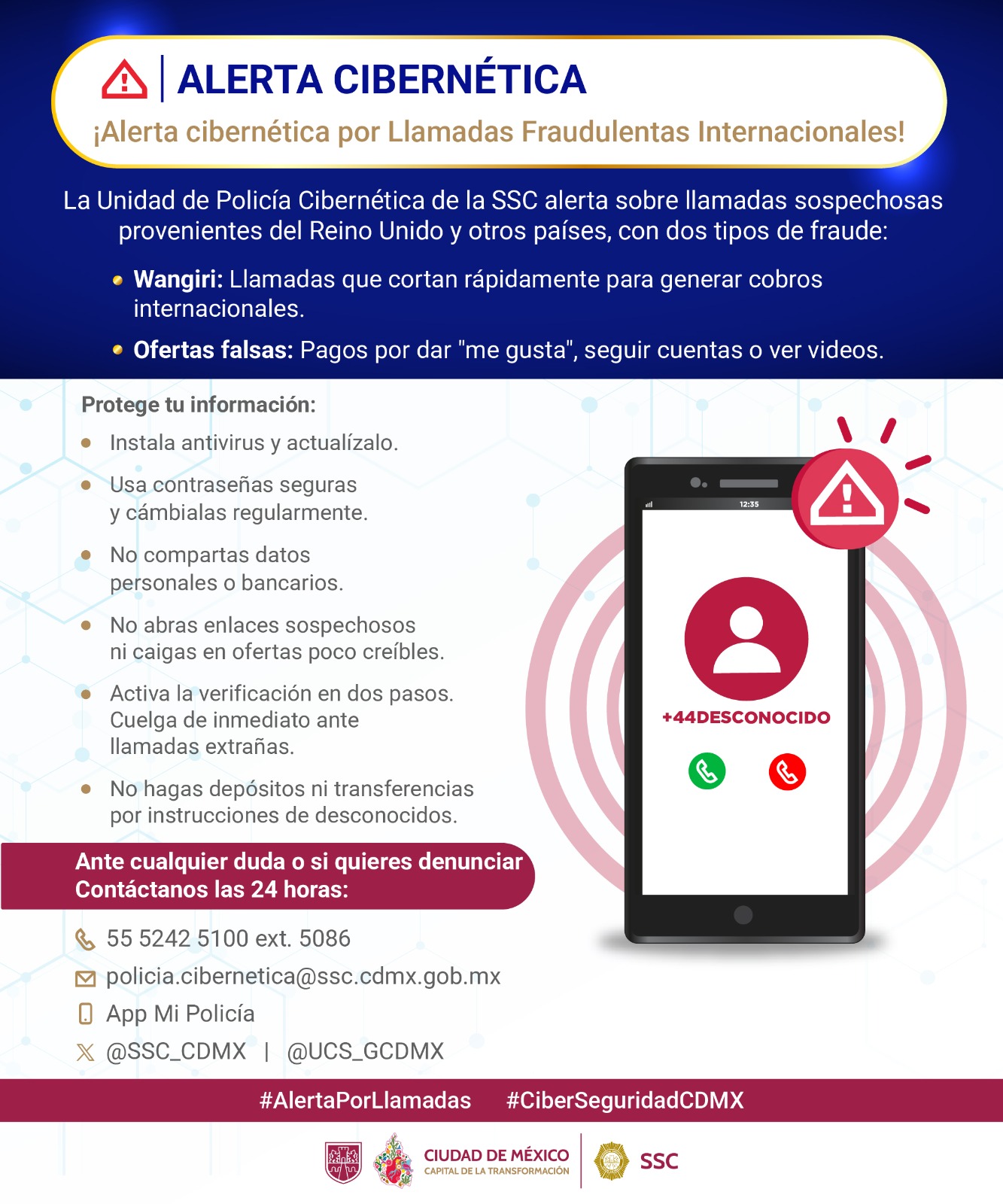 alerta estafa llamadas