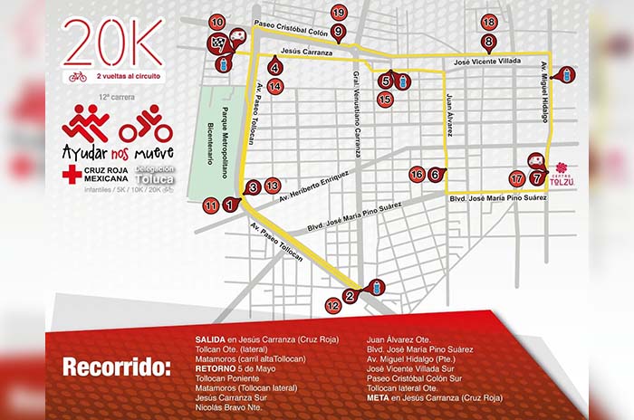 ruta carrera ayudar nos mueve