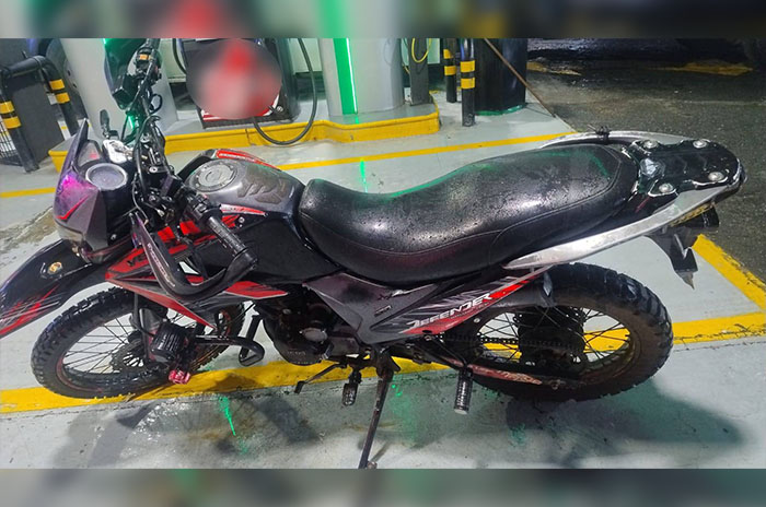 moto decomisada