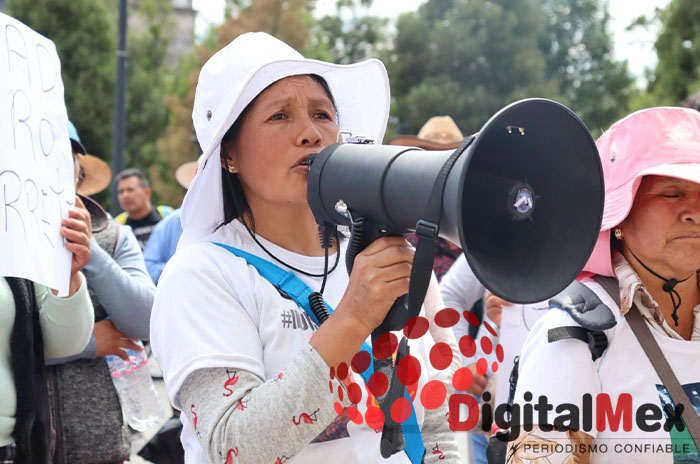 colectivo protesta centro toluca