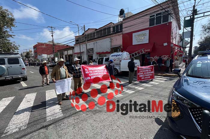 comuneros huixquilucan protesta toluca3