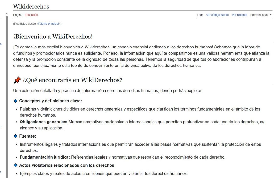 wiki derechos
