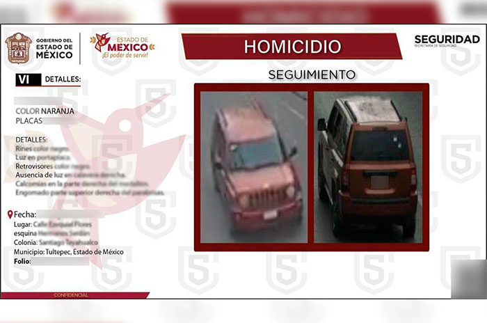 camioneta homicidio
