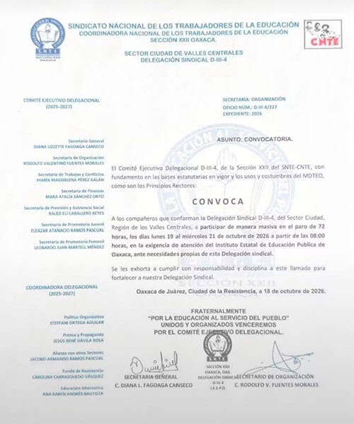 paro oaxaca 1