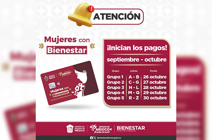 calendario mujeres bienestar
