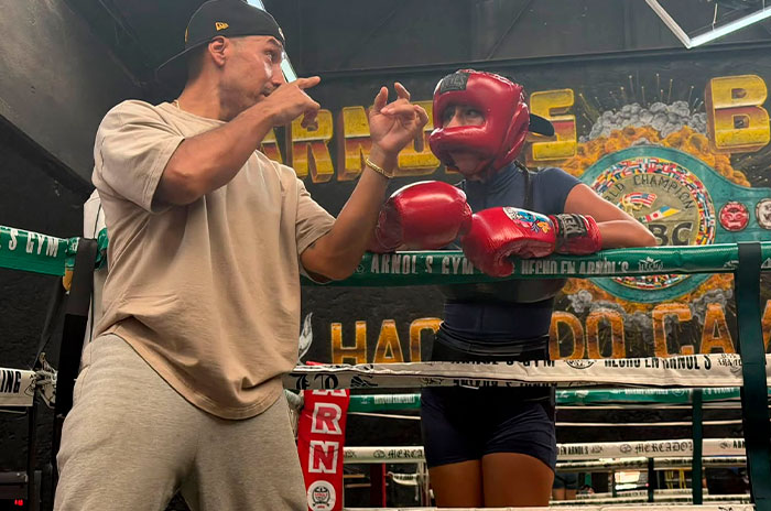 valeria entrenamiento