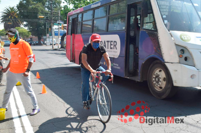 Activistas marcan ciclovía en Isidro Fabela por falta de avances 2