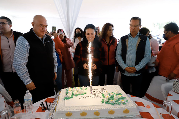 Alejandra Del Moral inicia encuentros con militancia en Ecatepec Teotihuacán y La Paz 2