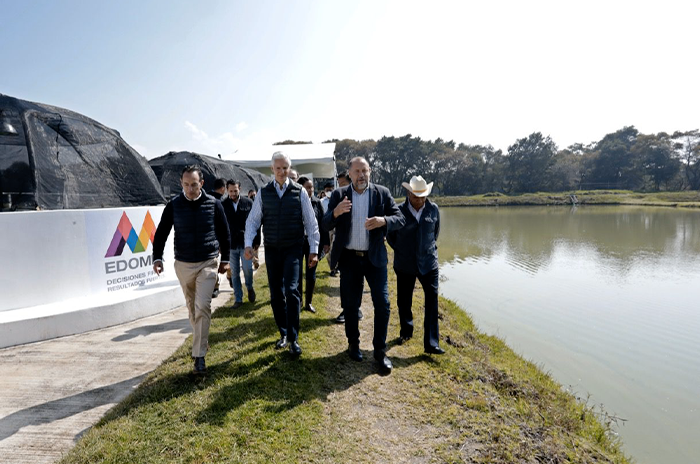 Alfredo Del Mazo coopera con Agencia Internacional de Japón para mejorar producción acuícola en Edoméx