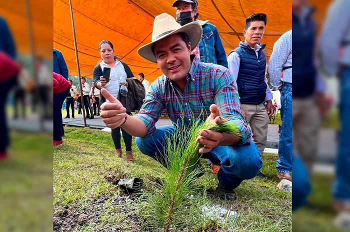 Arranca jornada de reforestación en Almoloya de Juárez 2