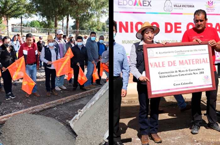 Arrancan obras de pavimentación en Villa Victoria 2