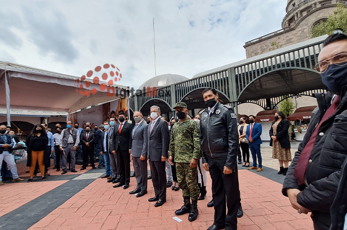 Casi lista remodelación de Plaza de Los Mártires en Toluca 2