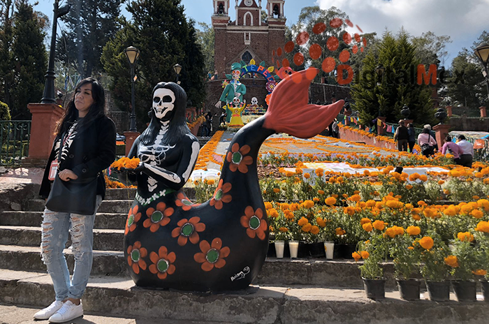 Conoce la megaofrenda en las escalinatas de Metepec 2