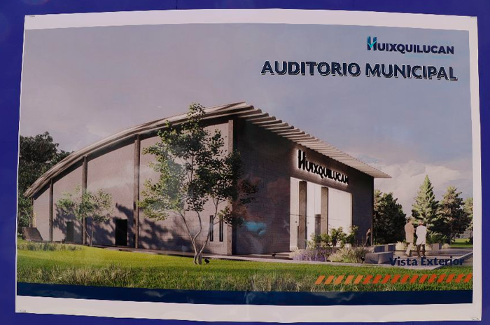 Construcción de auditorio de Huixquilucan 2